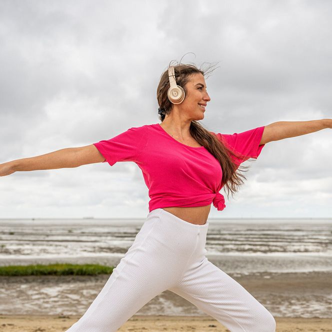 Strand-Yoga am Wattenmeer – Cuxhaven Duhnen