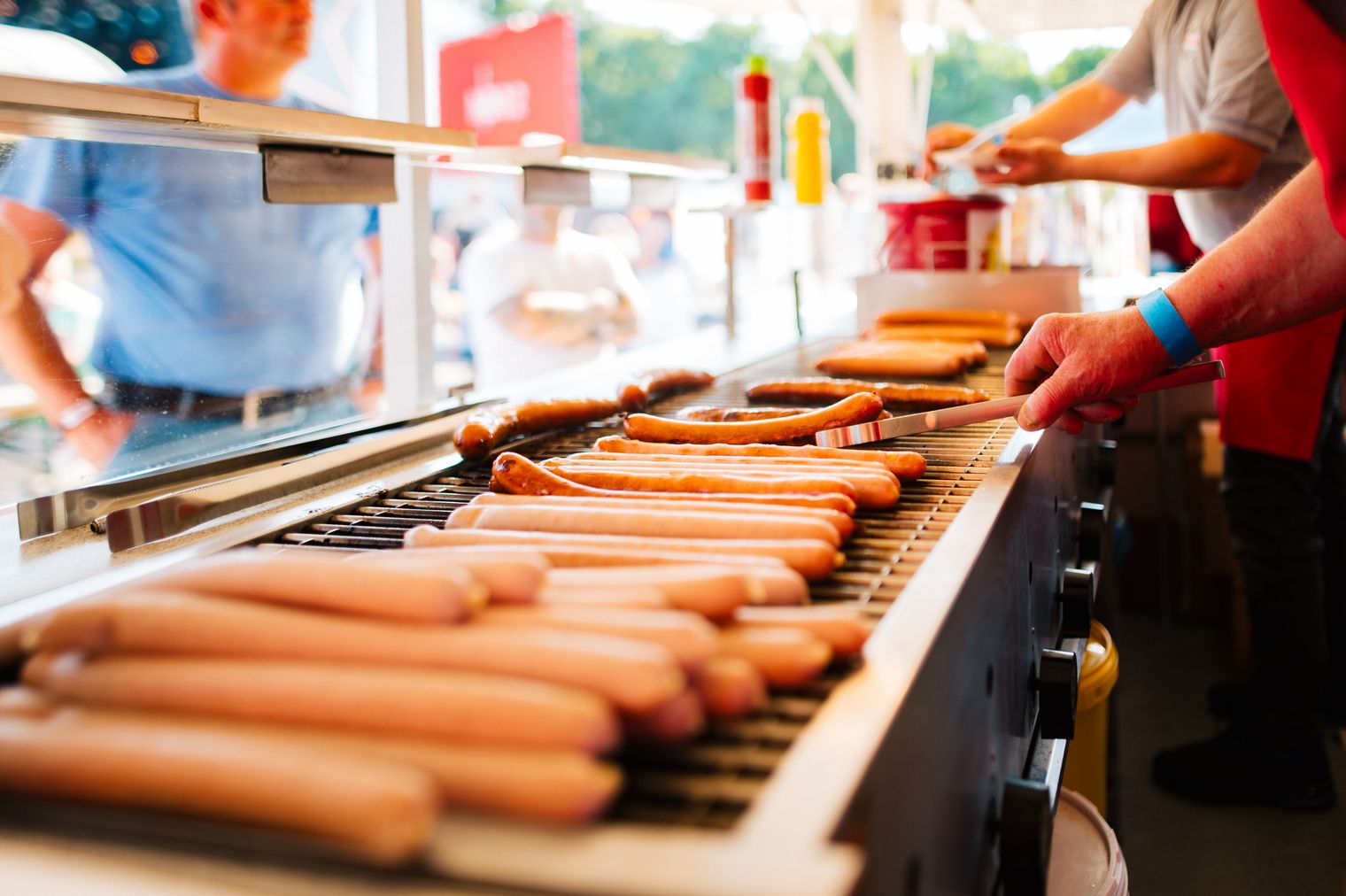 Der Grillstand bei COAST IN CONCERT in Cuxhaven
