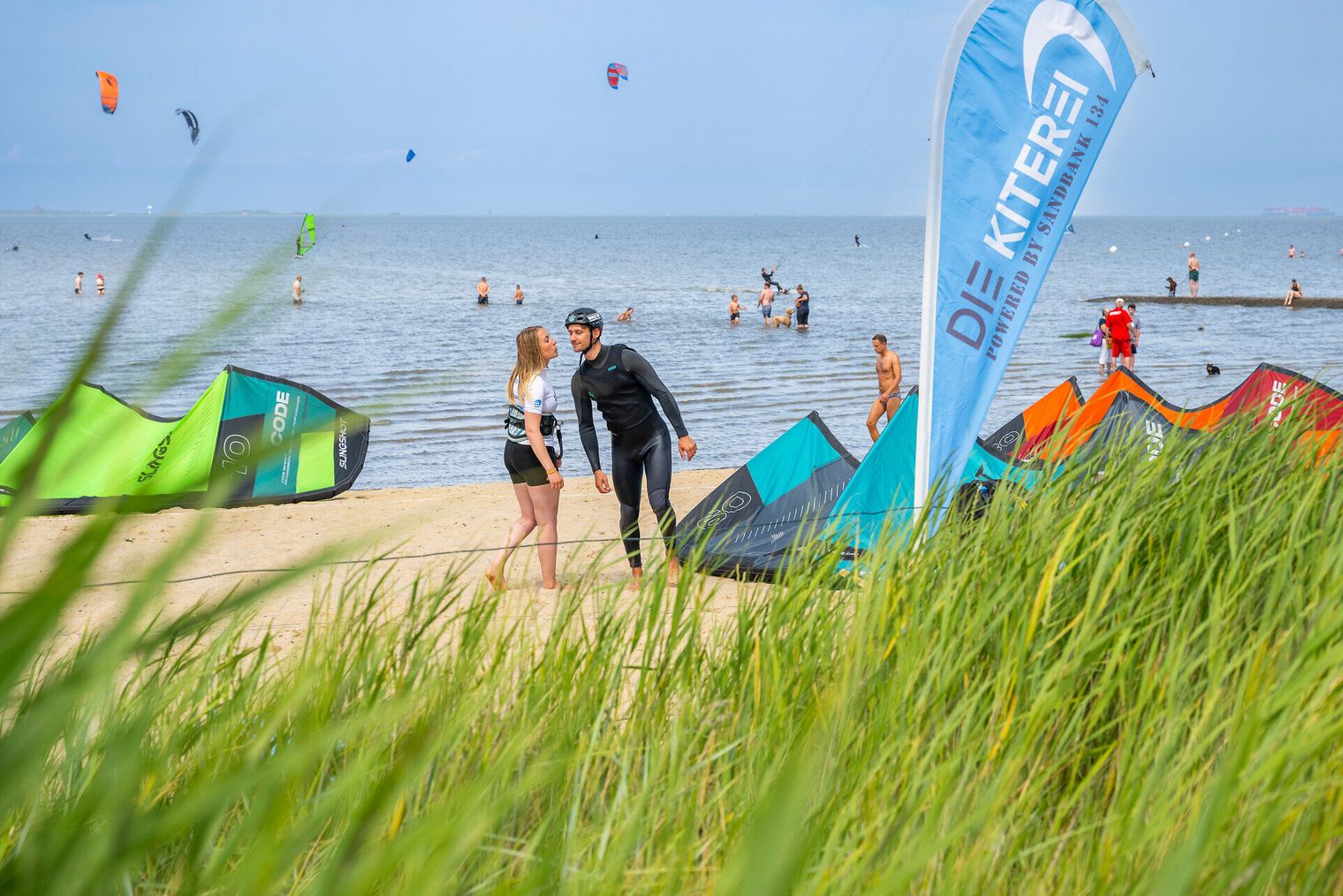 Wassersport am Strand von Sahlenburg