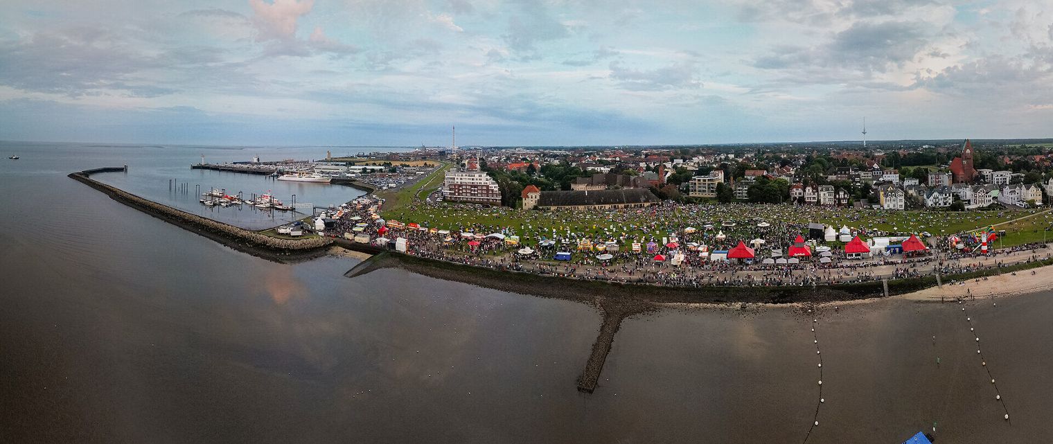 Event am Hafen in Cuxhaven