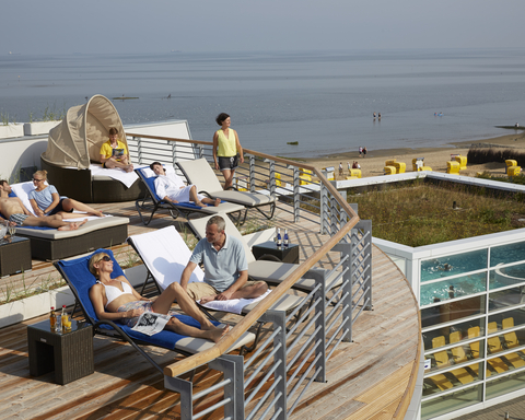 Dachterrasse Thalassozentrum ahoi! Cuxhaven