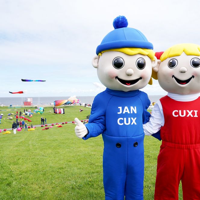 Jan Cux & Cuxi bei den Drachenflugtagen
