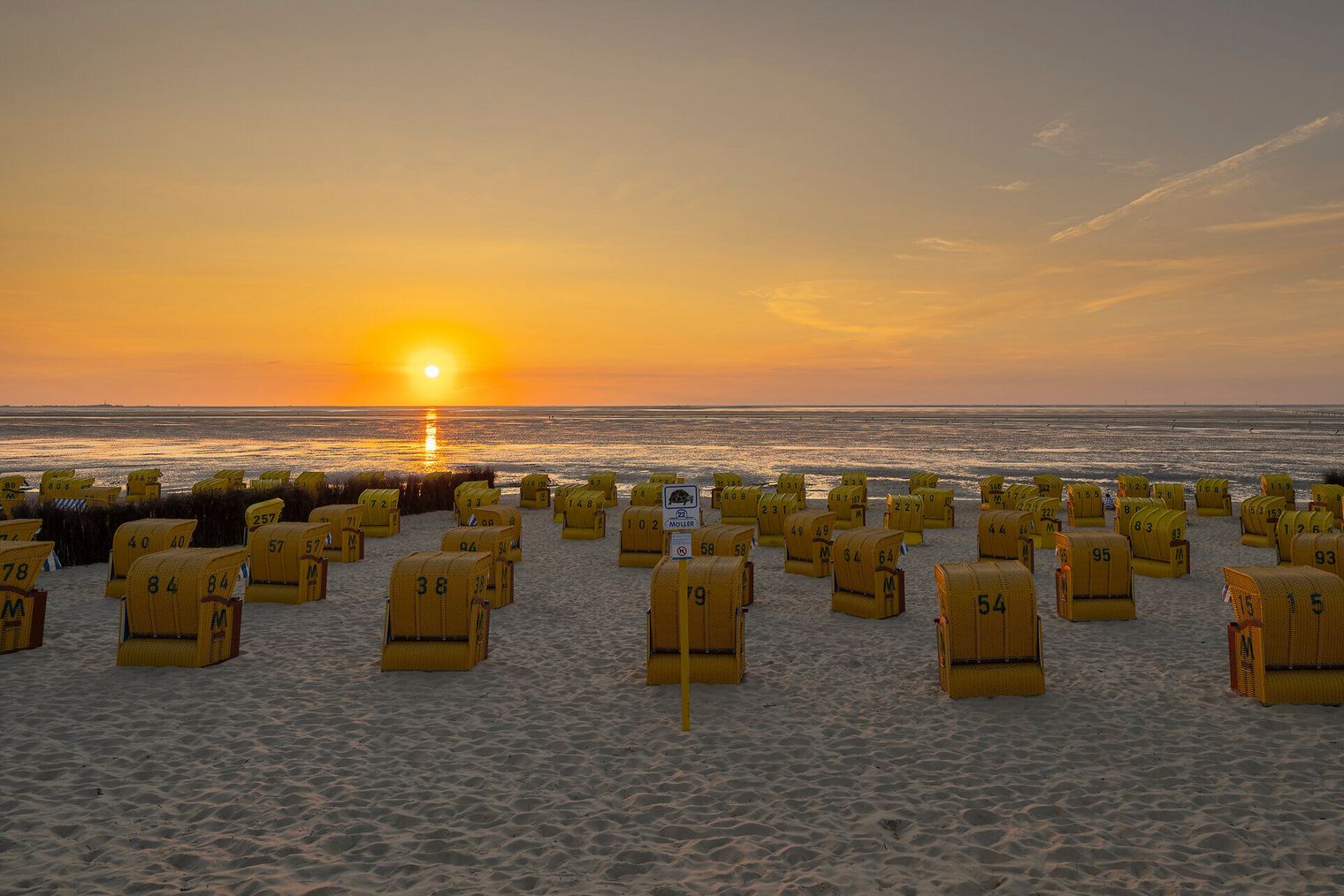 Sonnenuntergang in Duhnen